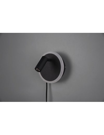 Jordan - Trio Аплик Jordan 1x5W Интегриран LED 550Lm Черен мат 229210232