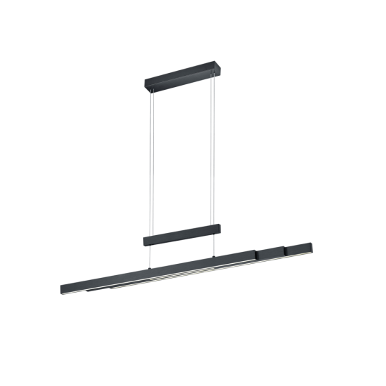 Trio pendant TRAJAN 42W 4000Lm+2x6W500Lm, adjustable, black 375310532