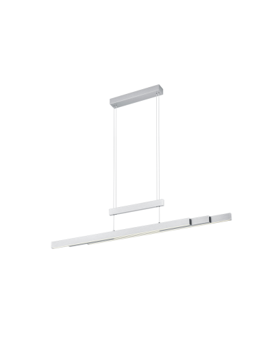 Висящи осветителни тела - Trio Пендел TRAJAN 42W 4000Lm+2x6W500Lm, регулируем, никел, 375310507