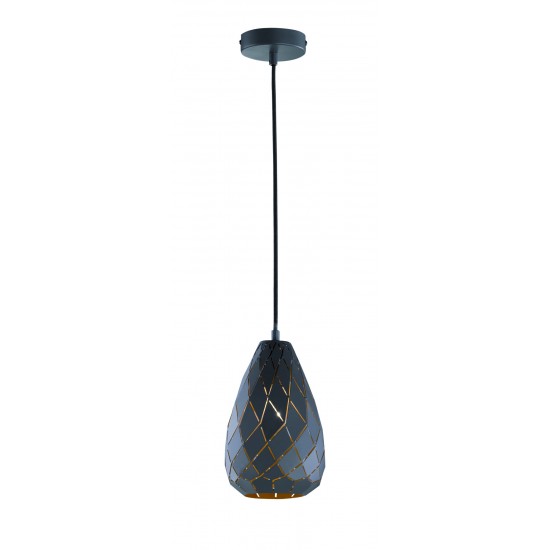 Trio Пендел антрацит 1 Х E27 42W Onyx 301300142 - Пендели