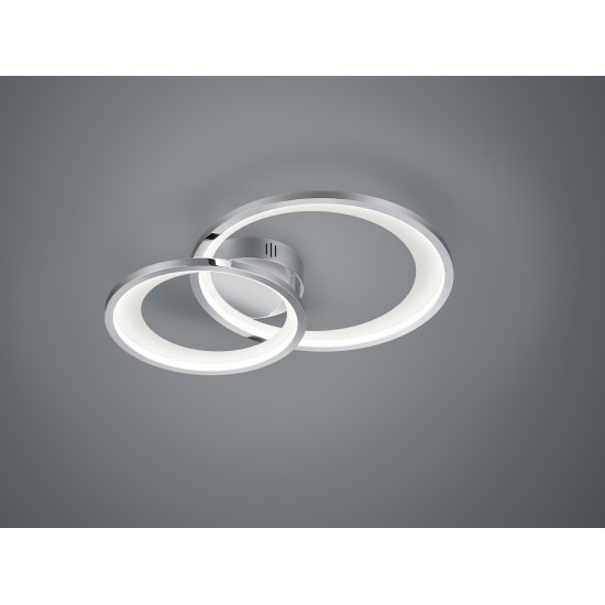 Trio plafo Granada 1x29W LED 2650Lm chrome 673810206