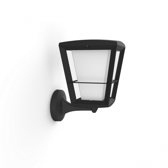Philips, outdoor lamp, WiFi, LED, 1150Lm, 15 W, Hue Econic, IP44, black, 1743930P7