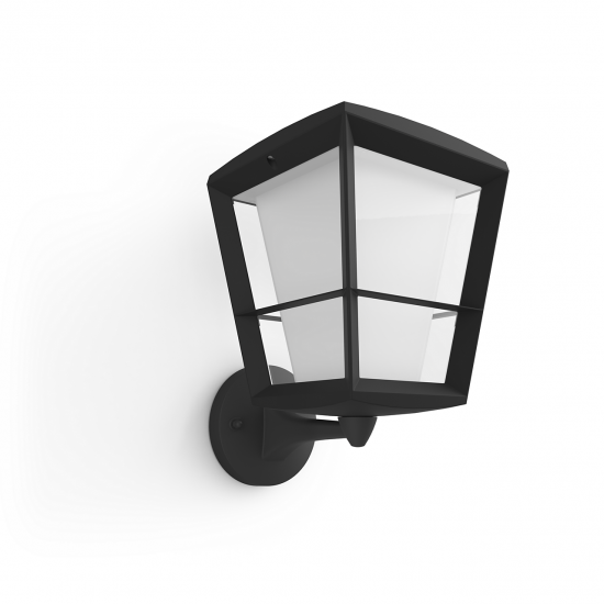 Philips, outdoor lamp, WiFi, LED, 1150Lm, 15 W, Hue Econic, IP44, black, 1743930P7