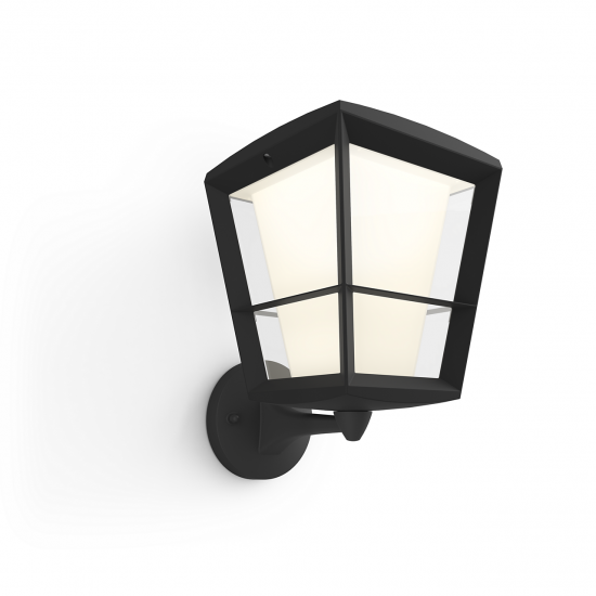 Philips, outdoor lamp, WiFi, LED, 1150Lm, 15 W, Hue Econic, IP44, black, 1743930P7