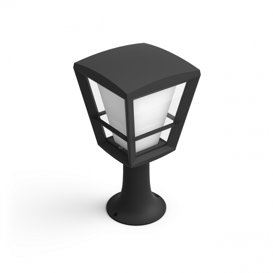Philips, Градинска лампа, WiFi, LED, 1150Lm, 15 W, Hue Econic, IP44, Черен, 1744130P7 - Градински осветителни тела HUE
