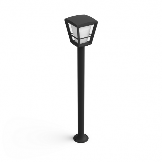 Philips, outdoor lamp, WiFi, LED, 1150Lm, 15 W, Hue Econic, IP44, black, 1744230P7