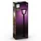 Philips, outdoor lamp, WiFi, LED, 1150Lm, 15 W, Hue Econic, IP44, black, 1744230P7