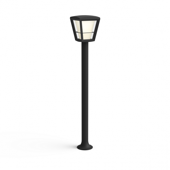 Philips, outdoor lamp, WiFi, LED, 1150Lm, 15 W, Hue Econic, IP44, black, 1744230P7
