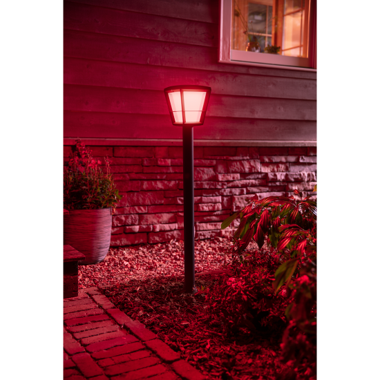 Philips, outdoor lamp, WiFi, LED, 1150Lm, 15 W, Hue Econic, IP44, black, 1744230P7