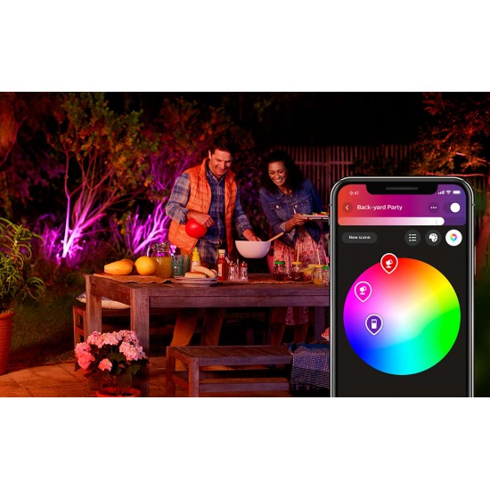 Philips HUE Lily Led outdoor spot free standing antracite 1 х GU10 8 W 1741530P7
