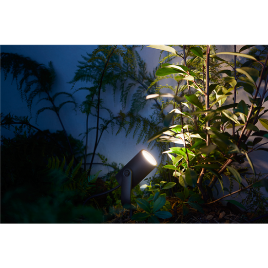 Philips HUE Lily Led Градински спотове на колче антрацит 3 х 8 W 1741430P7 - Smart Външно осветление