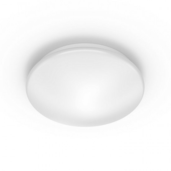 Philips Плафон Moire 1x6W Интегриран LED 600Lm Бял 871869968103600 - Плафониери и аплици