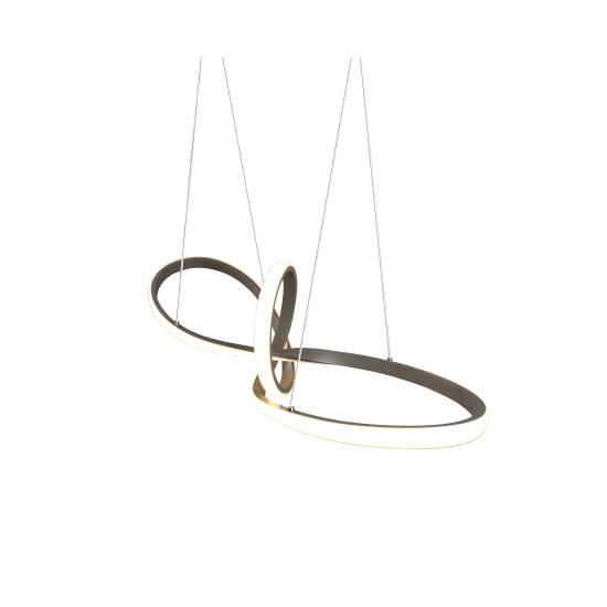 RL pendant Sansa 30W LED, 3000K, 3200Lm nickel mat R32751107