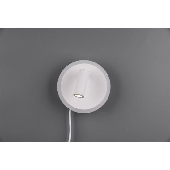Trio wall light Jordan 1x5W LED 550Lm White mat 229210231