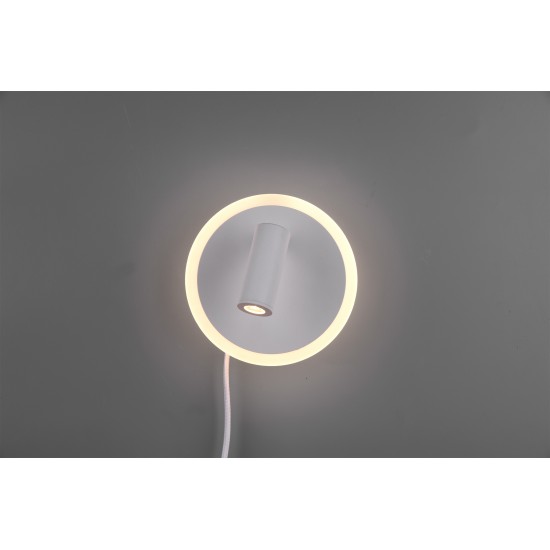 Trio wall light Jordan 1x5W LED 550Lm White mat 229210231
