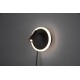 Trio Аплик Jordan 1x5W Интегриран LED 550Lm Черен мат 229210232 - Плафониери и аплици