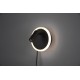 Trio Аплик Jordan 1x5W Интегриран LED 550Lm Черен мат 229210232 - Плафониери и аплици